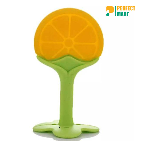 Orange Baby Silicone Hand Teether/Pacifiers CN -1Pcs