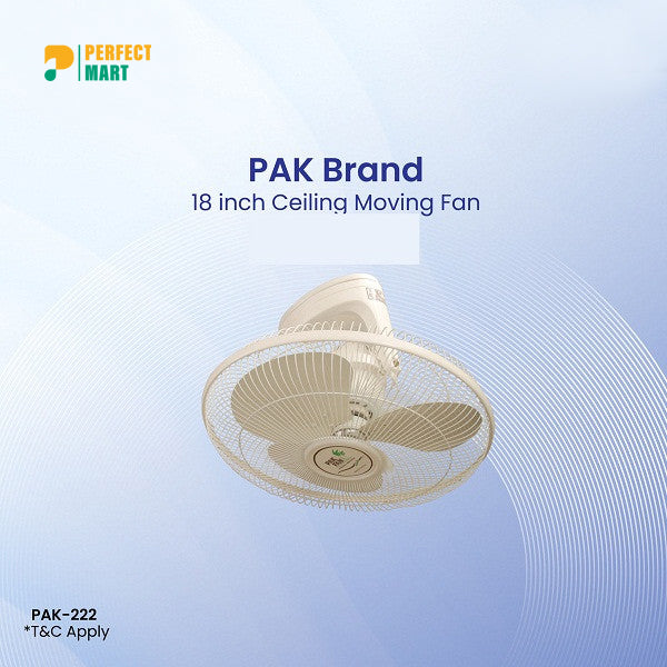 PAK Brand Wall Ceiling Moving 18 Inch PAK-222
