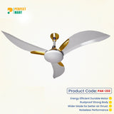 PAK Pride 56inch Off-White With Gold PAK-232