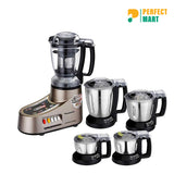 Panasonic MX-AC560 1000W Mixer Grinder 5 in 1 (Bronze Gold)