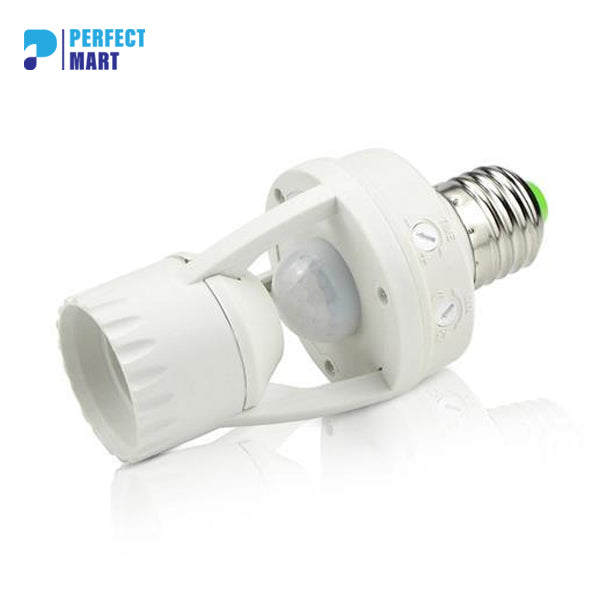 PIR Motion Sensor Bulb Holder (E27, 240V)