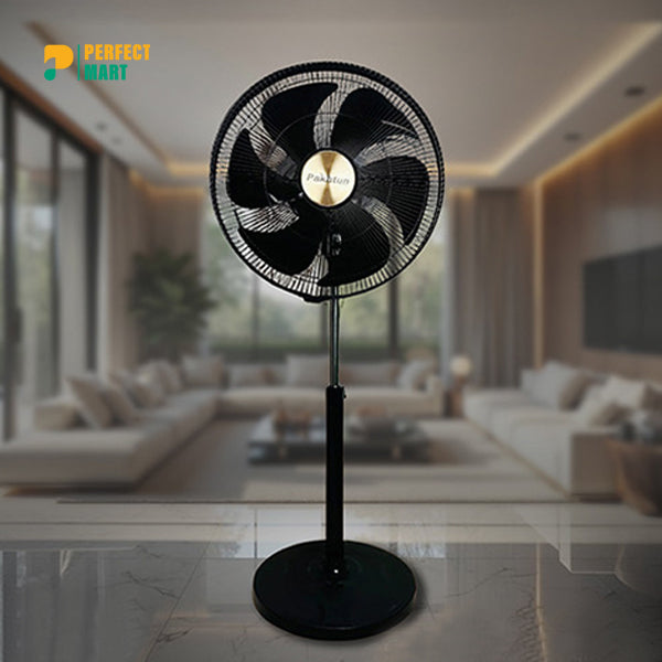 Pakhtun Tezra-450-PP-B 18-Inch-High Speed Stand Fan (Black)  PK-126