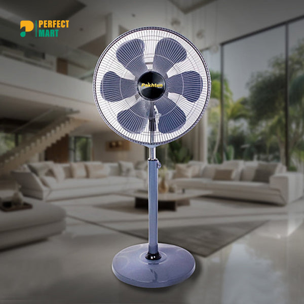 Pakhtun Tezra-450PP-G 18-Inch-High Speed Stand Fan (Grey)  PK-123