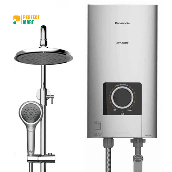 Panasonic DH-3NP2 (Jet Pump Series) Instant Water Heater - Home Rain Shower