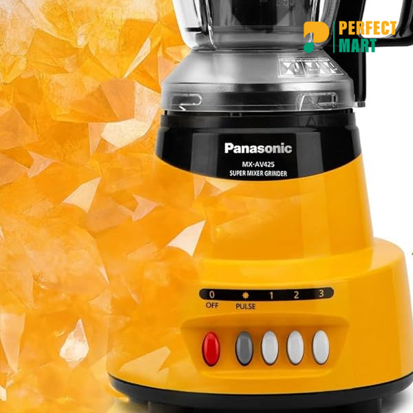 Panasonic MX-AV425 Mixer Grinder (4 in 1) 1500W  (Quartz Yellow)