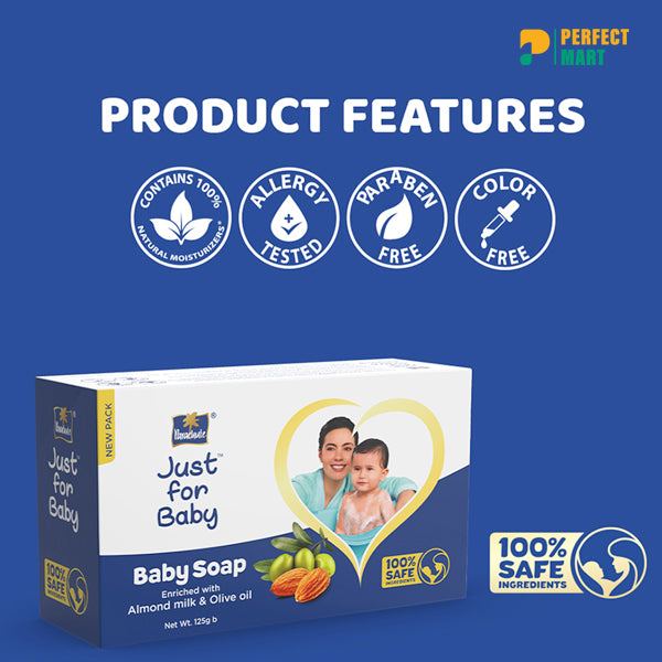 Parachute Almond Milk & Olive Oil Baby Soap 125gm