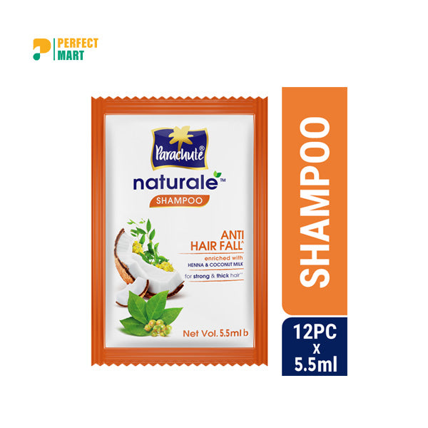 Parachute Naturale Anti Hair Fall Shampoo (5.5ml X 12 pcs)
