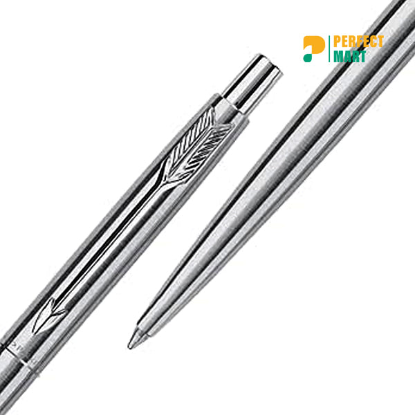 Parker Silver Classic Stainless Steel Ball Pen - Blue Ink