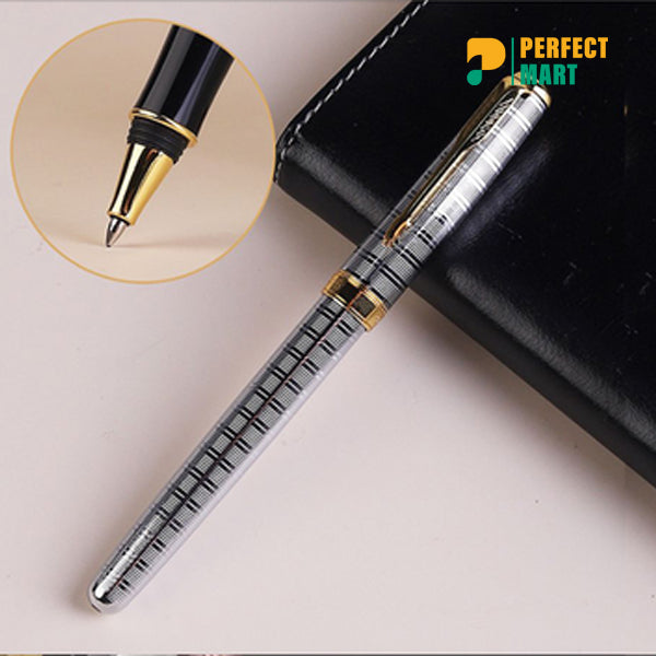 Parker Premium Silver Ballpoint Pen