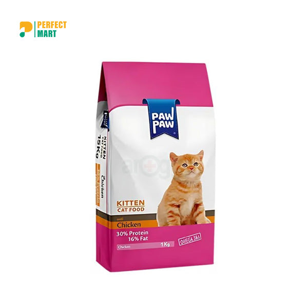 Paw Paw Kitten Cat Food Chicken - 1kg Pack
