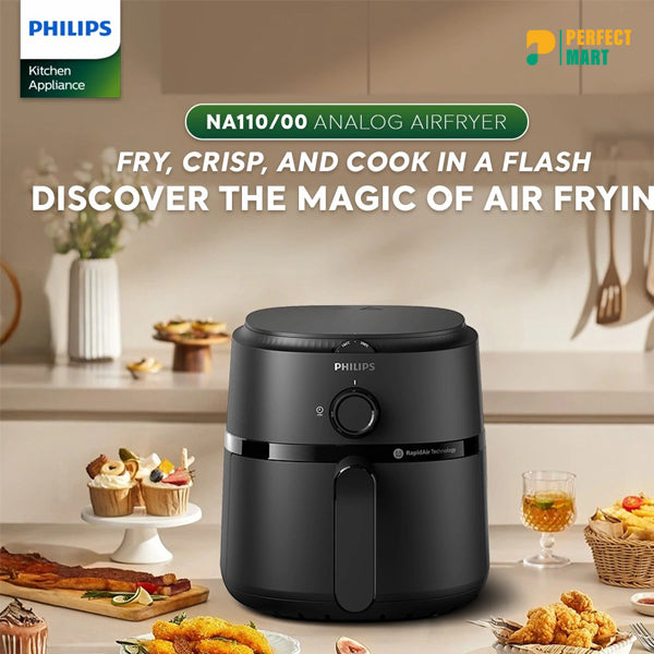 Philips NA110/00 1000 Series Compact Air Fryer | 3.2 Liter