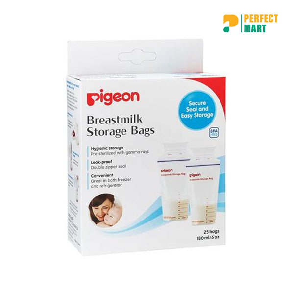 Pigeon Breast Milk Storage Bags - 25 Bags