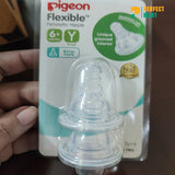 Pigeon Flexible Peristaltic Nipple (Y) 2pcs - 26660