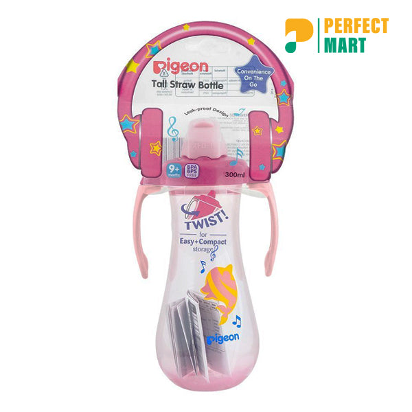 Pigeon Tall Straw Bottle (300ml) – 78088
