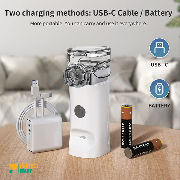Portable Silent Handhold Mesh Nebulizer