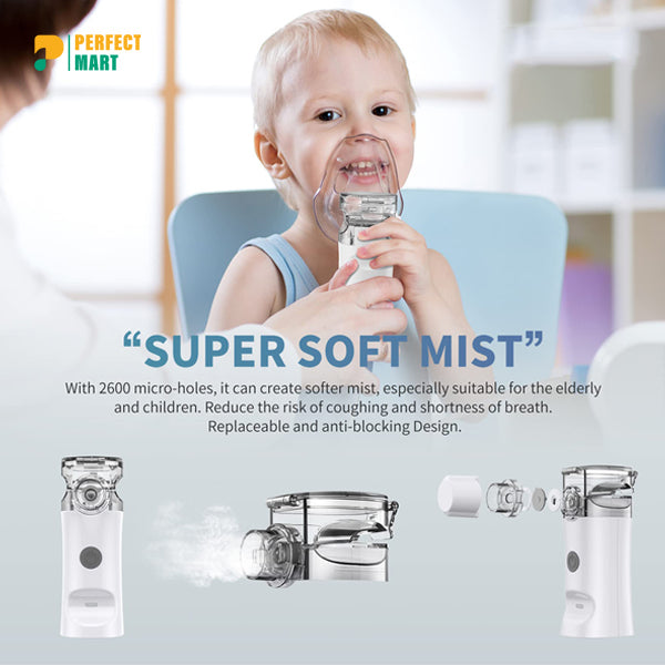 Portable Silent Handhold Mesh Nebulizer