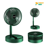 Portable USB Folding Fan Retractable Floor Standing Fan