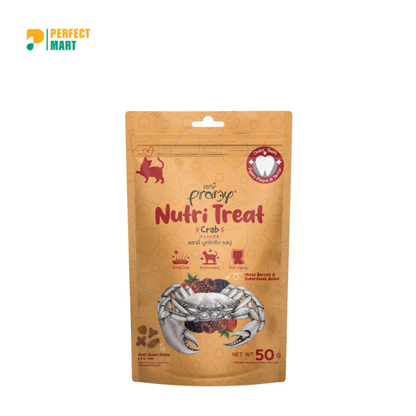 Pramy Nutri Treat Dry Cat Treat Crab 50gm