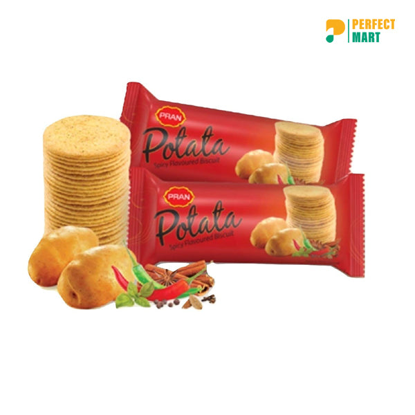 Pran Potata Spicy Flavoured Biscuit 100gm