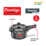 Prestige Popular Svachh Hard Anodised Outer Lid Pressure Cooke - 3 Liter