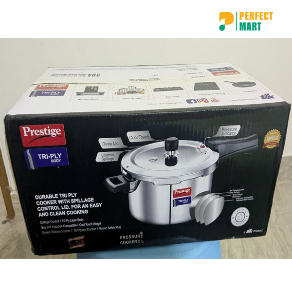 Prestige Triply Induction Pressure Cooker 3Ltr