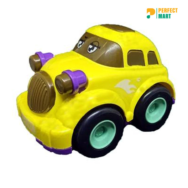 Pull and Back Car Set Food Grade Mini Plastic For Kids Gift-Model 2- 4 Pcs