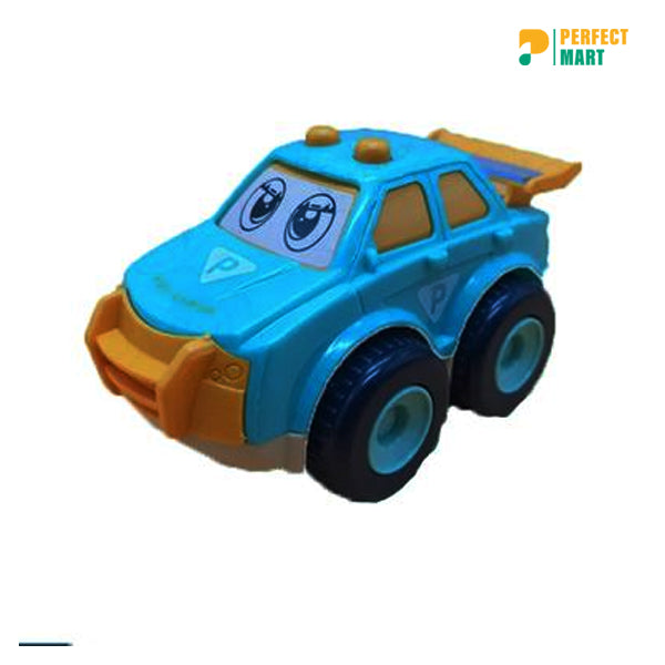 Pull and Back Car Set Food Grade Mini Plastic For Kids Gift-Model 2- 4 Pcs