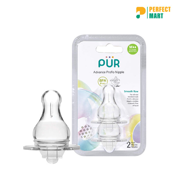 Pur Advance Proflo Nipple-(2pc-M) - 1812
