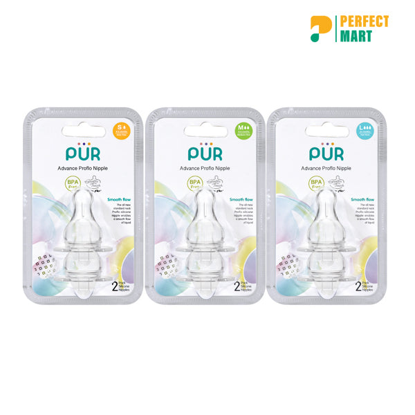 Pur Advance Proflo Nipple-(2pc-M) - 1812