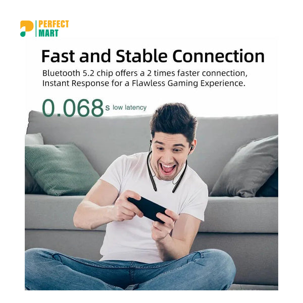 QCY C2 Neckband True Wireless Bluetooth 5.2 Sports Headphone