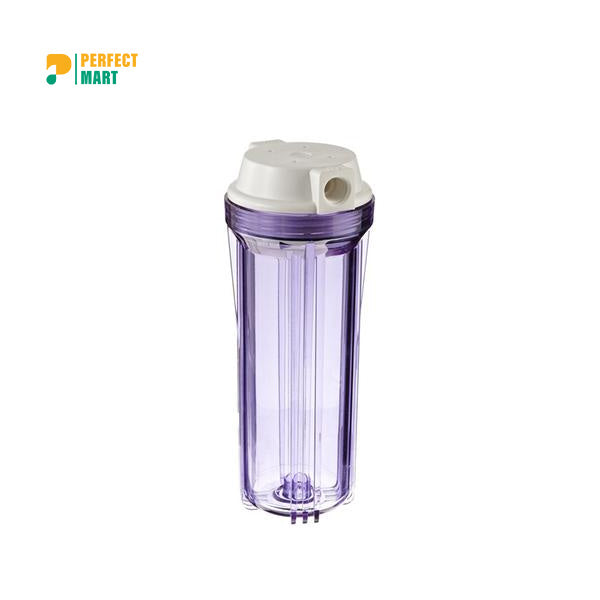 RO Water 10 Inch Filter Systems Clear Housing With 2 Pcs Elbo