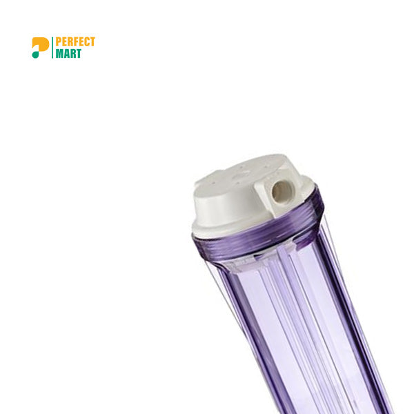 RO Water 10 Inch Filter Systems Clear Housing With 2 Pcs Elbo