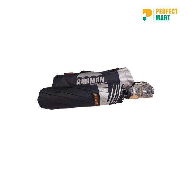 Rahman Umbrella Auto Open 10 Ribs Black Colour (R-323)