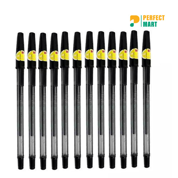 Red Leaf Extra Fine Ball Pen 3Pcs - Black Ink