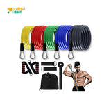 Resistance Bands Set, Stackable Exercise Bands with Handles