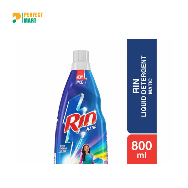 Rin Matic Liquid Detergent 800ml