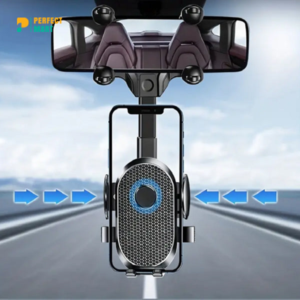 Rock Multi-function 360° Rotation Car Mount (Mechanical Version)