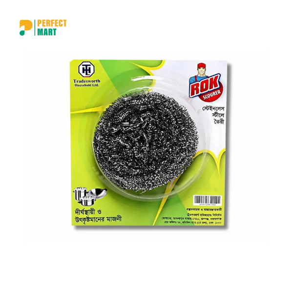 Rok Dish Wash Steel Scourer 1Pcs