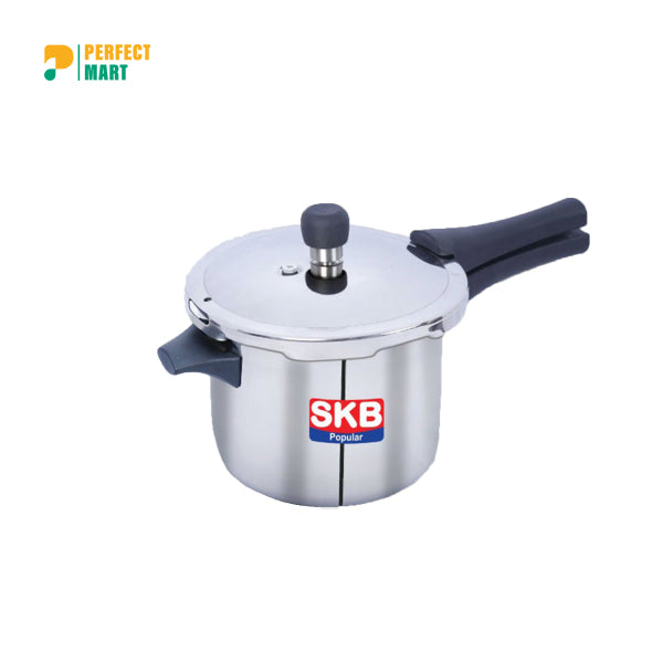 SKB Food-Grade Stainless Steel Pressure Cooker Popular Whistle System 2 Ltr