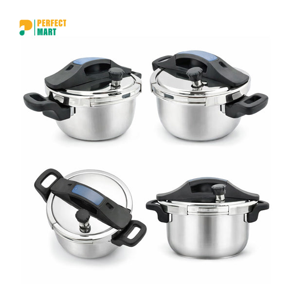 SKB Stainless Steel Pressure Cooker Whistle System - 5 Liter