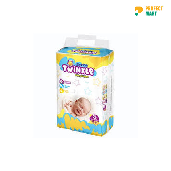 Savlon Twinkle Belt System Baby Diaper (0-8 kg) (44 Pcs)