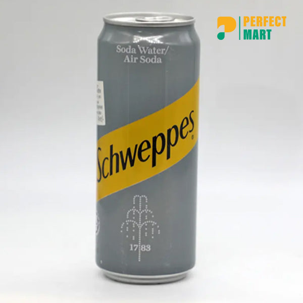 Schweppes Soda Water Can 330ml