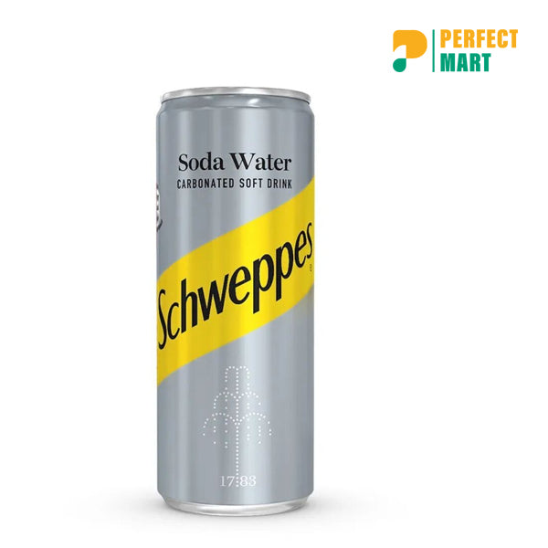 Schweppes Soda Water Can 330ml
