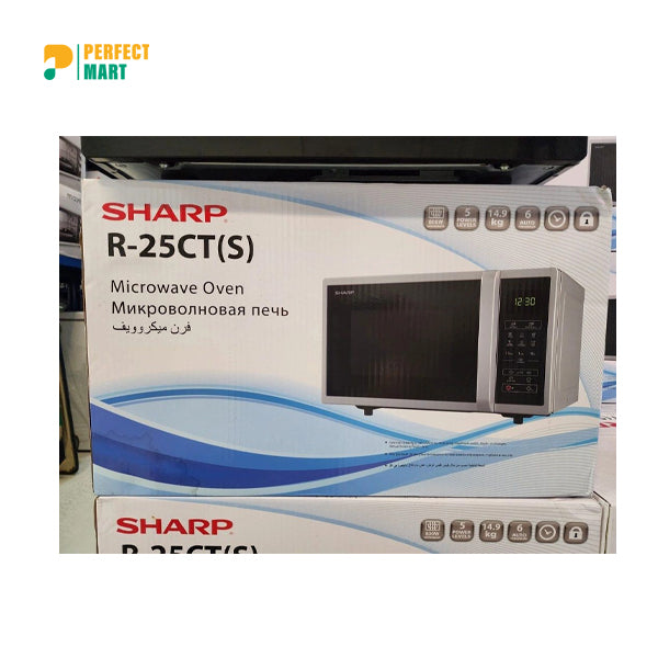 Sharp R-25CT(S) 25 Liter Solo Microwave Oven
