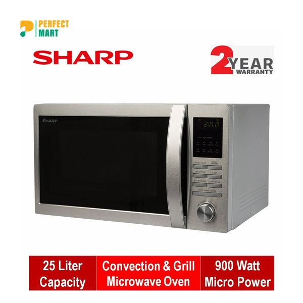 Sharp R-84A0(ST)V Convection & Grill Microwave Oven | 25 Liter