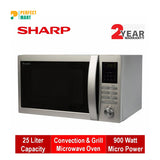 Sharp R-84A0(ST)V Convection & Grill Microwave Oven | 25 Liter