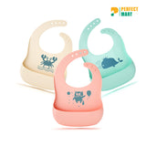 Silicone Baby Bibs - Waterproof Bib Gift Set