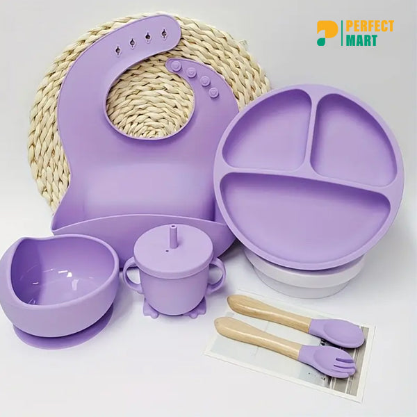 Silicone Feeding Set (6 Pcs) Multi Color