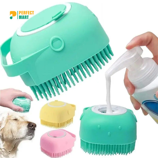 Silicone Massage Bath Brush - Multicolour- 1Pcs