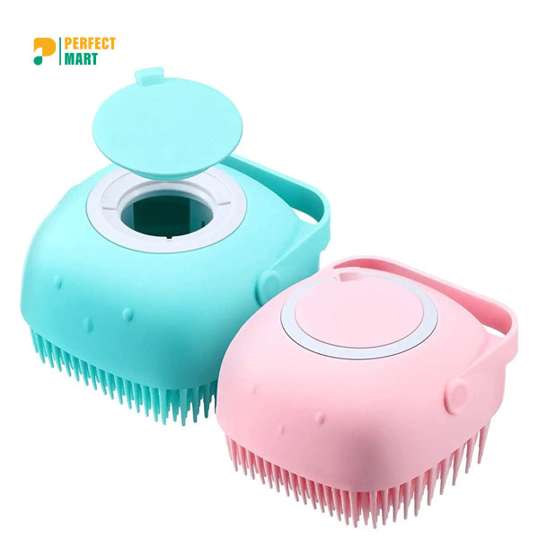 Silicone Massage Bath Brush - Multicolour- 1Pcs